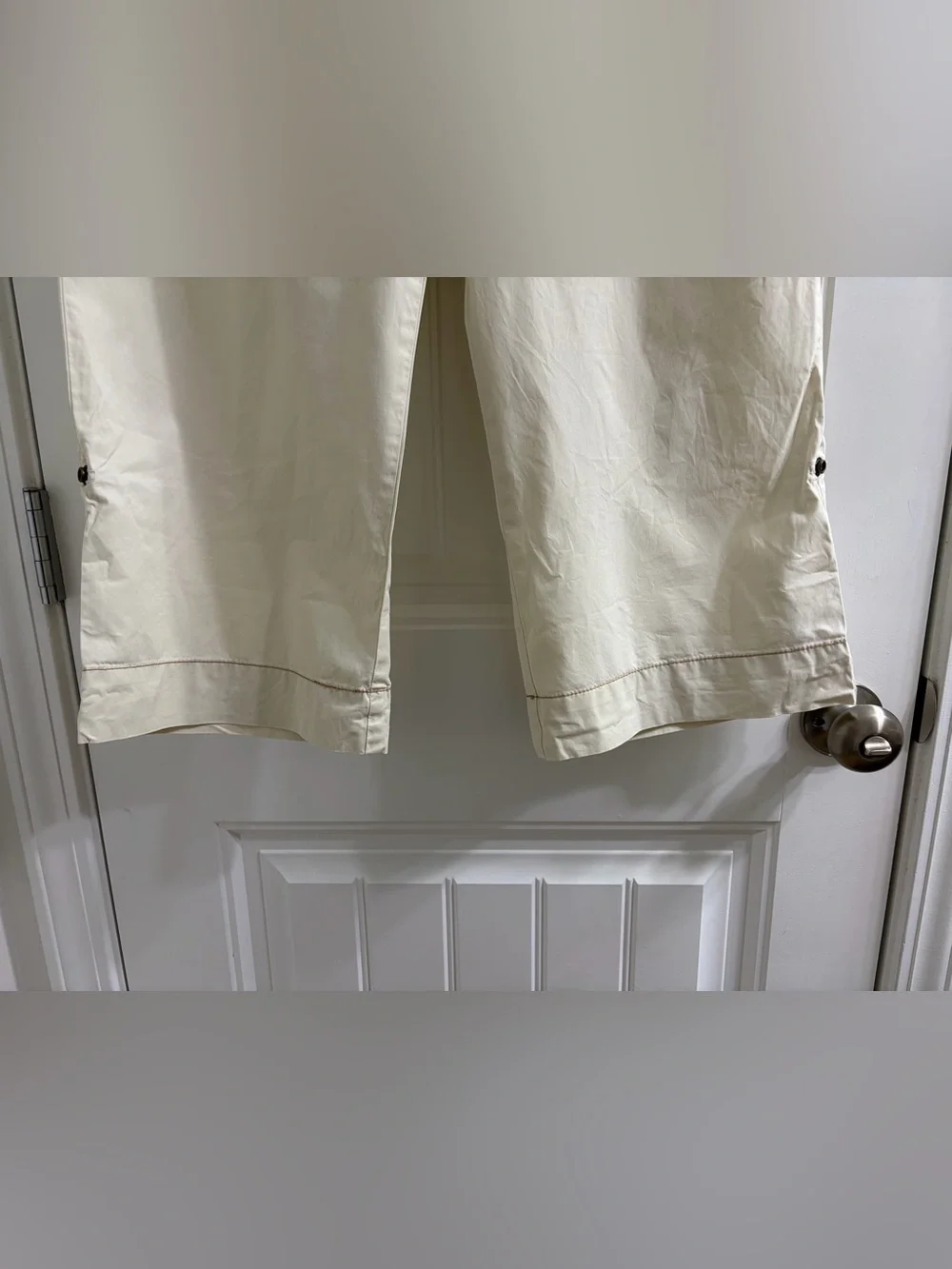 J. Crew Cream Chino City Fit Pants Cropped Vintage Y2K Size 12